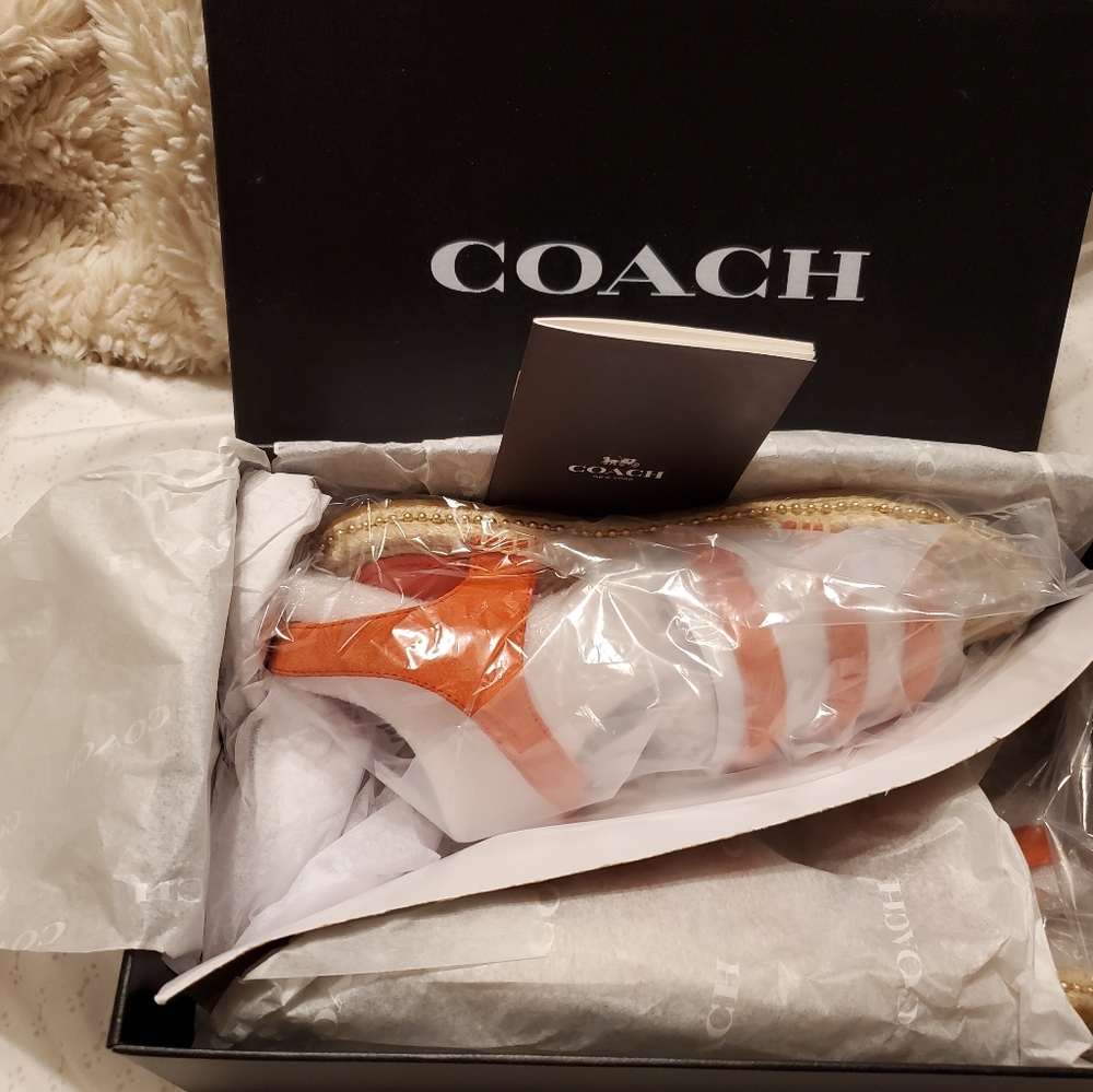 Coach Carissa Suede Espad Sandal